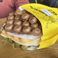 Happy Lemon - H2. Chocolate Bubble Waffle H1. Original Bubble Waffle Bubble waffle matcha