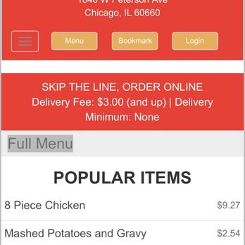 Krispy Krunchy Chicken - The website - Fast Food Near Me - Chicago, Illinois