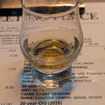 Dalwhinnie Distillery - 40 year Dalwhinnie, 11 pounds - Distilleries Near Me - Dalwhinnie, HLD
