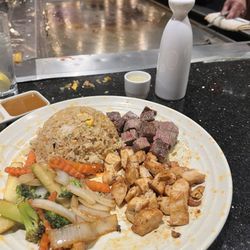 Shogun Japanese Grill & Sushi Bar - Steak and chicken