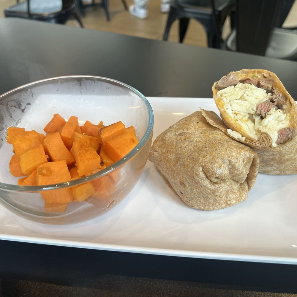 PROTEINHOUSE - Steak Egg-white Burrito - Juice Bars & Smoothies Near Me - Modesto, California PROTEINHOUSE - Steak Egg-white Burrito - Juice Bars & Smoothies Near Me - Modesto, California