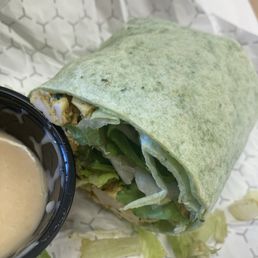 Modified Curry Chicken Wrap- delish