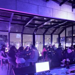 MOON BAR Rooftop - New enclosed sky roof !!! Beat the cold and wet weather
