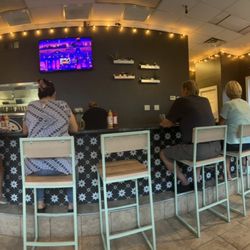 The Filling Station Burger Bar - Panorama of the inside of the Filling Station Burger Bar