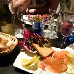 Assiette de saumon fumé