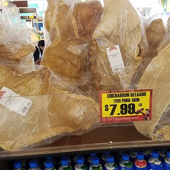 El Rancho Supermercado - Huge chicharrones - International Grocery Near Me - Fort Worth, Texas