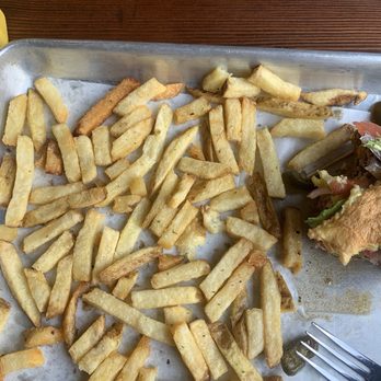 Shady's Burgers & Brewhaha - Left over lukewarm warm fries. - Burgers Near Me - Richardson, Texas Shady's Burgers & Brewhaha - Left over lukewarm warm fries. - Burgers Near Me - Richardson, Texas