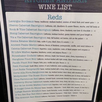 Hook & Vine - Kitchen and Bar - Wine menu - Seafood Near Me - North Beach, Maryland Hook & Vine - Kitchen and Bar - Wine menu - Seafood Near Me - North Beach, Maryland