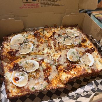 MOTO Pizza - West Seattle - Clam chowder pizza - Pizza Near Me - Seattle, Washington MOTO Pizza - West Seattle - Clam chowder pizza - Pizza Near Me - Seattle, Washington