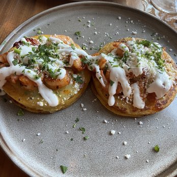 NOM Mexican Table + Tequila Bar - Shrimp Tostones - New Mexican Cuisine Near Me - Morristown, New Jersey NOM Mexican Table + Tequila Bar - Shrimp Tostones - New Mexican Cuisine Near Me - Morristown, New Jersey