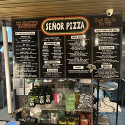 Senor Pizza - Inside menu