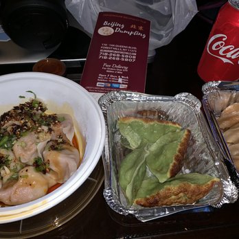 Beijing Dumpling - L-R: Spicy chicken , Veggie, and Chicken and Basil! - Chinese Near Me - Forest Hills, New York Beijing Dumpling - L-R: Spicy chicken , Veggie, and Chicken and Basil! - Chinese Near Me - Forest Hills, New York