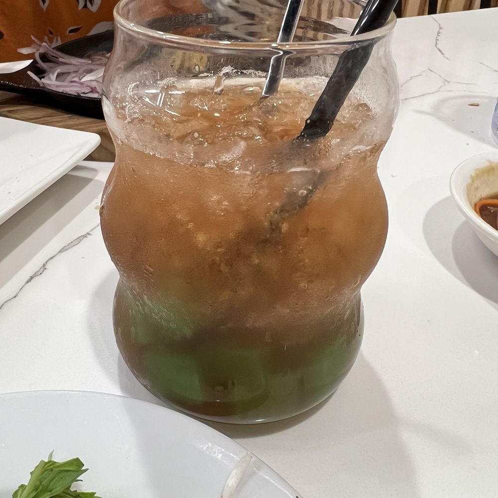 Com Ga Houston - Iced tea with jellies. - Vietnamese Near Me - Olathe, Kansas