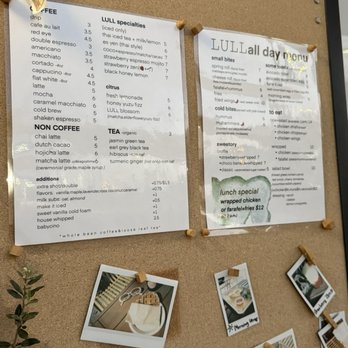 Lull Cafe - Menu 10/2025 - Breakfast & Brunch Near Me - Tampa, Florida