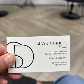 Salon David - I've been seeing Maya for several years now. She's great at hair cuts, style, balayage on my dark hair and Brazilian blowout. - Hair Salons Near Me - Shavano Park, Texas Salon David - I've been seeing Maya for several years now. She's great at hair cuts, style, balayage on my dark hair and Brazilian blowout. - Hair Salons Near Me - Shavano Park, Texas