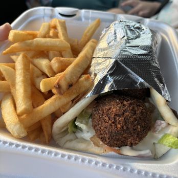 Moe's Gyro - 8. Falafel Sandwich - Mediterranean Near Me - Hurst, Texas Moe's Gyro - 8. Falafel Sandwich - Mediterranean Near Me - Hurst, Texas