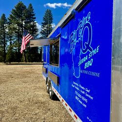Big Blue Q of Tahoe - Perfect Fall day for a wedding!