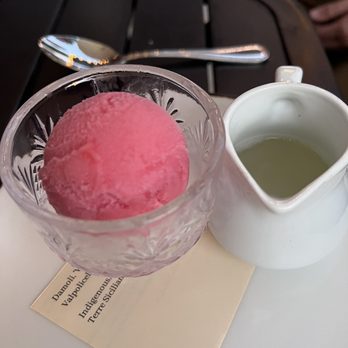 Campana - House made sorbet cocktail with Prosecco - Italian Near Me - Portland, Oregon