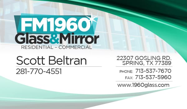 Fm 1960 Glass & Mirror