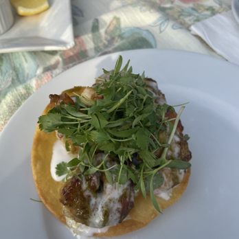La Copa Llena - Shrimp Tostada appetizer - Puerto Rican Near Me - Rincón, Puerto Rico La Copa Llena - Shrimp Tostada appetizer - Puerto Rican Near Me - Rincón, Puerto Rico