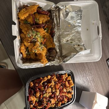 Limit Kitchen & Bar - I ordered the Chongqing Chili Chicken & Salt and Pepper Pork Chop w/side of white rice. - Karaoke Near Me - East Lansing, Michigan Limit Kitchen & Bar - I ordered the Chongqing Chili Chicken & Salt and Pepper Pork Chop w/side of white rice. - Karaoke Near Me - East Lansing, Michigan