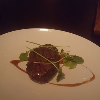 Bourbon Steak - My beautiful, perfectly medium rare 8oz filet that literally brought tears to my eyes. Adjective wise Perfect is getting old, stunning? - Steakhouses Near Me - Washington, DC, District of Columbia