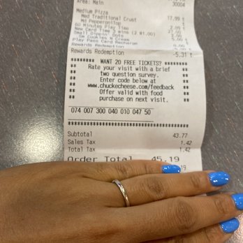 Chuck E. Cheese - Great price...love it. - Pizza Near Me - Corona, California