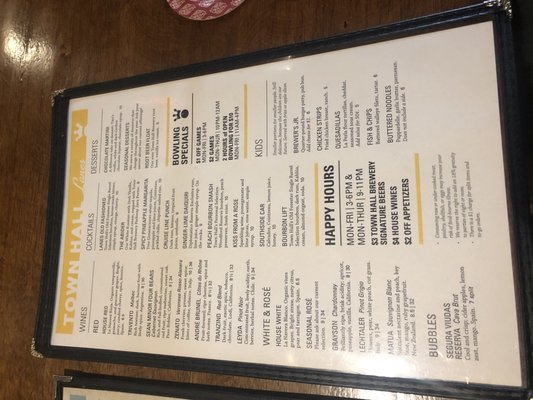 Menu photo 6 Town Hall Lanes Minneapolis, MN Menu photo 6 Town Hall Lanes Minneapolis, MN