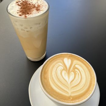 MoonGoat Coffee Roasters - iced NOLA and Pumpkin Spice Latte - Coffee Roasteries Near Me - Costa Mesa, California MoonGoat Coffee Roasters - iced NOLA and Pumpkin Spice Latte - Coffee Roasteries Near Me - Costa Mesa, California
