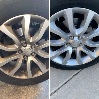 Wauna Auto Detail - Rims can look worn out from brake dust, embedded steel particles and grease. This level of cleaning is part of the package! - Auto Detailing Near Me Wauna Auto Detail - Rims can look worn out from brake dust, embedded steel particles and grease. This level of cleaning is part of the package! - Auto Detailing Near Me