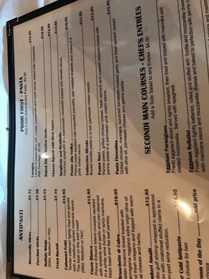 Menu photo 7 Dantes Italiano Raleigh, NC