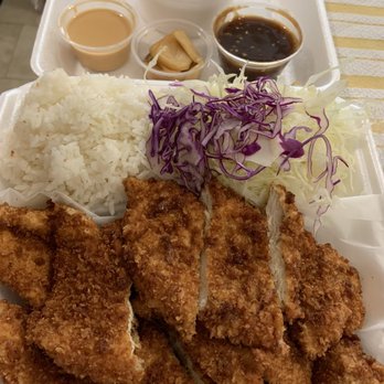 Kazu Mori - Chicken Katsu with soup, salad dressing, katsu sauce and pickled cabbage - Japanese Curry Near Me - Arcadia, California Kazu Mori - Chicken Katsu with soup, salad dressing, katsu sauce and pickled cabbage - Japanese Curry Near Me - Arcadia, California