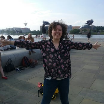 Three Rivers Arts Festival at Arts Landing - Daughter at fountain. - Festivals Near Me - Pittsburgh, Pennsylvania