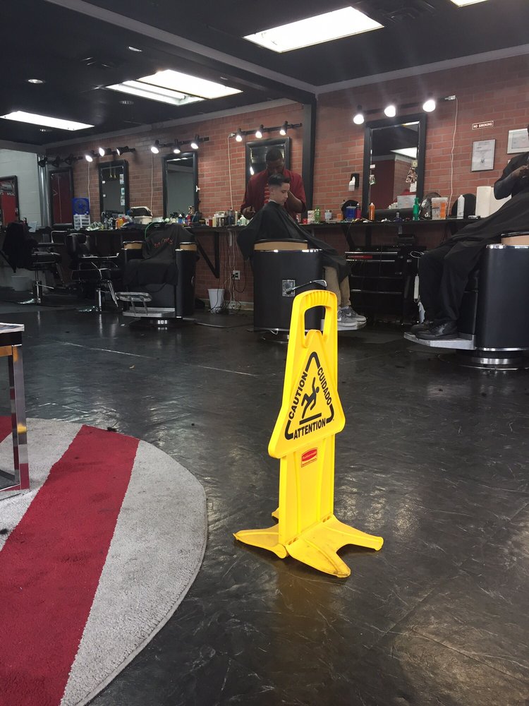 Faded Precision Barbering Logo