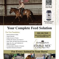 Elk Grove Milling - Not just for horses! Elk Grove Milling, Inc. manufactures feed for all classes of livestock and more. EGM is a non-medicated facility.