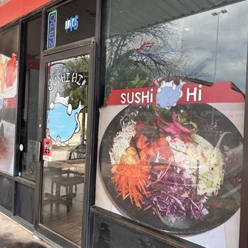 Sushi Hi - Sign out front - Sushi Bars Near Me - Austin, Texas