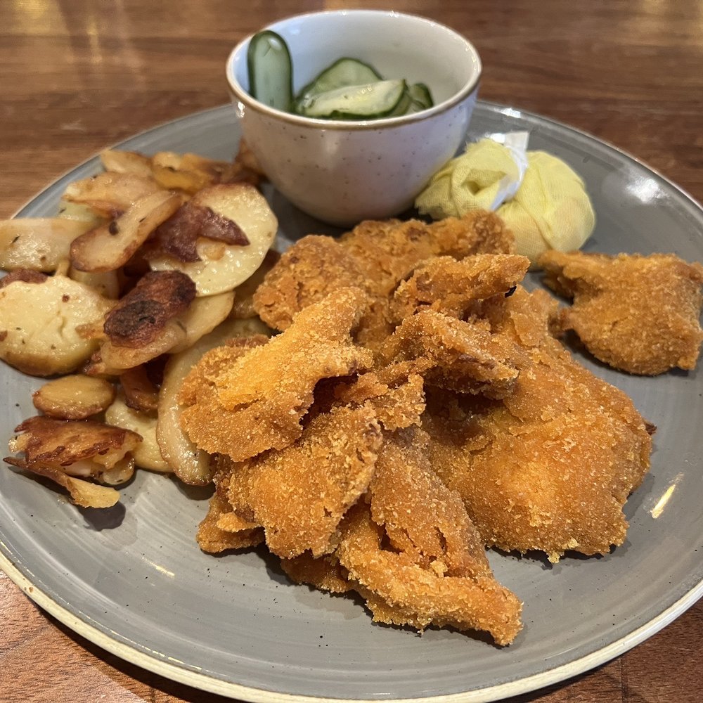 Mushroom schnitzel Mushroom schnitzel