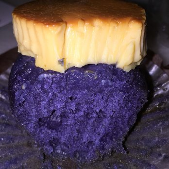 Cafe 86 - Ube flan cupcake - Desserts Near Me - Artesia, California