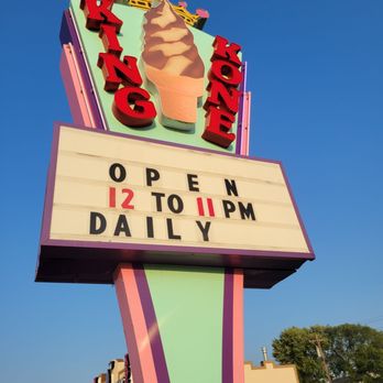 King Kone - a neon sign for an ice cream parlor - Ice Cream & Frozen Yogurt Near Me - Garden City, Michigan