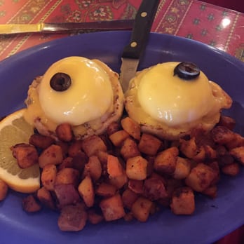 Over Easy Cafe - Shrimp Benedict - Breakfast & Brunch Near Me - Sanibel, Florida