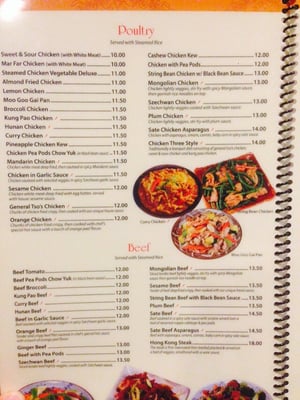 Menu photo 4 New China Chinese Medford, OR