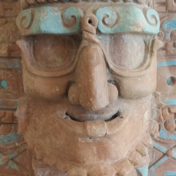 Museo Maya de Cancún - Is it my idea or this Mayan King was wearing glasses over 1500 years ago? - Museums Near Me - Cancún, ROO
