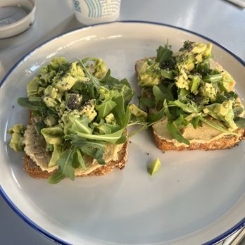 Mezze-Potamia - Hummus Avocado Toast 2 slices - Mediterranean Near Me - Decatur, Georgia Mezze-Potamia - Hummus Avocado Toast 2 slices - Mediterranean Near Me - Decatur, Georgia