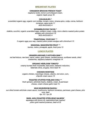 Menu photo 6 Nirvana by Chef Lindsay Laguna Beach, CA Menu photo 6 Nirvana by Chef Lindsay Laguna Beach, CA