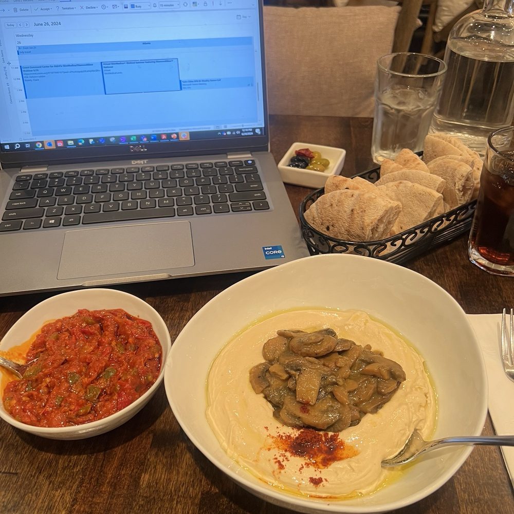 Hummus Kitchen - Matbucha and Mushroom Hummus - Middle Eastern Near Me - New York, New York Hummus Kitchen - Matbucha and Mushroom Hummus - Middle Eastern Near Me - New York, New York