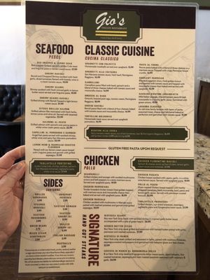 Menu photo 1 Gio’s Italian Restaurant Llano, TX