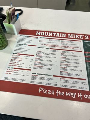 Menu photo 2 Mountain Mike's Pizza Sacramento, CA Menu photo 2 Mountain Mike's Pizza Sacramento, CA