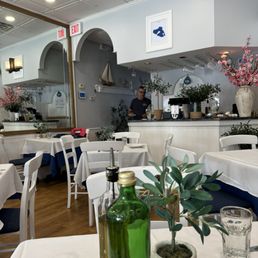 Inside the restaurant