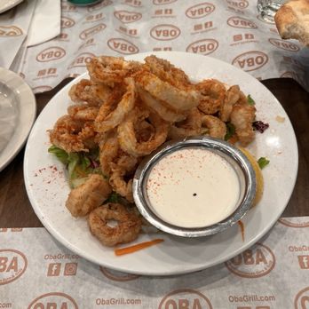 OBA Mediterranean Grill - Fried Calamari - Mediterranean Near Me - Flushing, New York