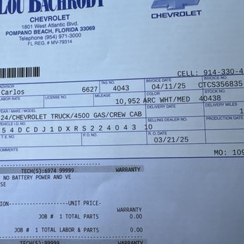 Lou Bachrodt Chevrolet - Documented as over 10k miles, not what odometer says. - Car Dealers Near Me - Pompano Beach, Florida Lou Bachrodt Chevrolet - Documented as over 10k miles, not what odometer says. - Car Dealers Near Me - Pompano Beach, Florida